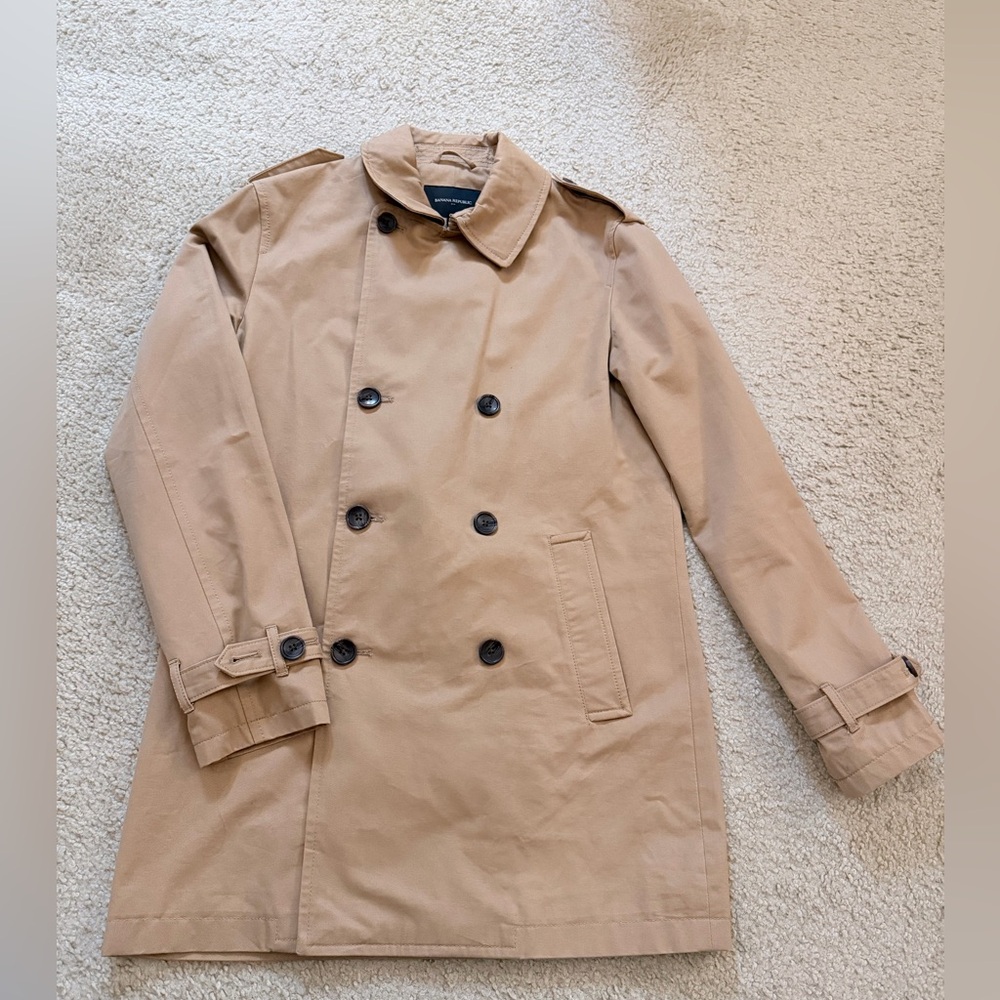 Banana Republic Men's Beige Trench Coat